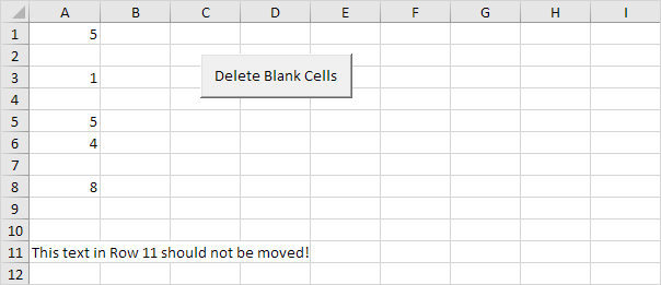 Elimina Celle Vuote In Excel VBA Office skill