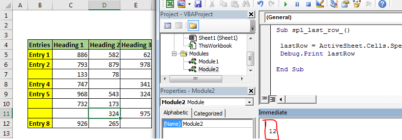 Wie In Die N chste Zeile In VBA Microsoft Excel 2010 Finden Office skill