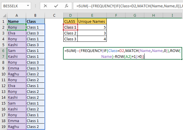 Count Distinct Text Values In Excel Column